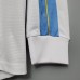 Lazio 99/00 Away White Long Sleeve Soccer Jersey